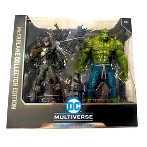 NEW THE GRIM KNIGHT VS KILLER CROC (DARK MULTIVERSE) MCFARLANE COLLECTOR EDITION